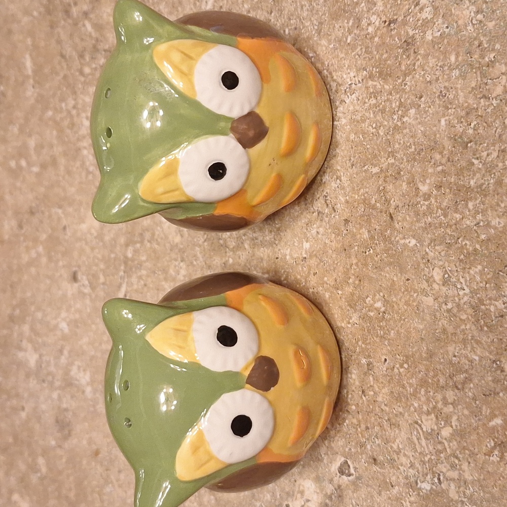 Owl Salt and Pepper Shakers